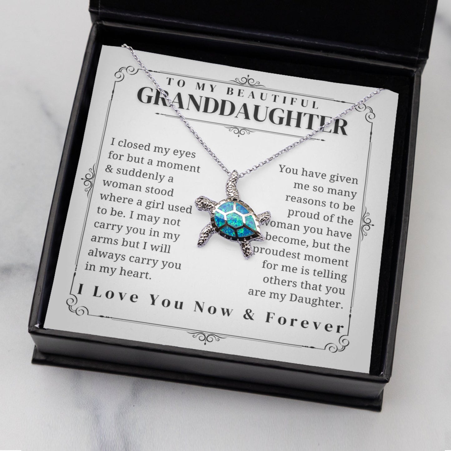Opal Turtle Necklace