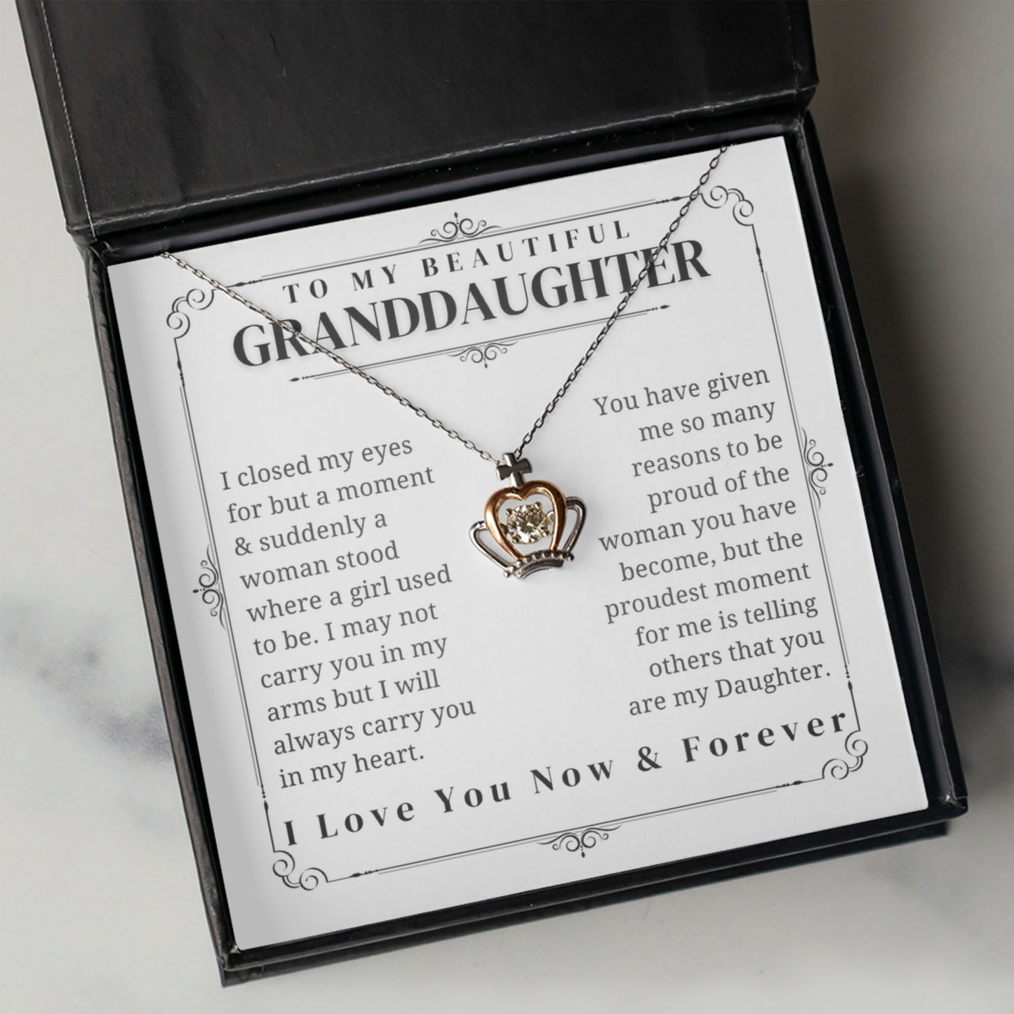 Crown Pendant Necklace