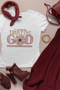 Faith T-Shirt | I'm Just Out Here Trusting God Shirt