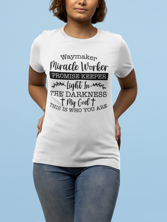 Faith T-Shirts | Waymaker Miracle Worker