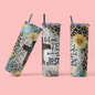 Let Me Pray Skinny Steel Tumbler with Straw, 20oz