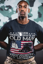 Never Underestimate an Old Man Who Defended Your Country | Fishing Pole, Fishing, Flag, Fishing Reel, American Flag