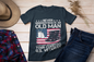 Never Underestimate an Old Man Who Defended Your Country | Fishing Pole, Fishing, Flag, Fishing Reel, American Flag