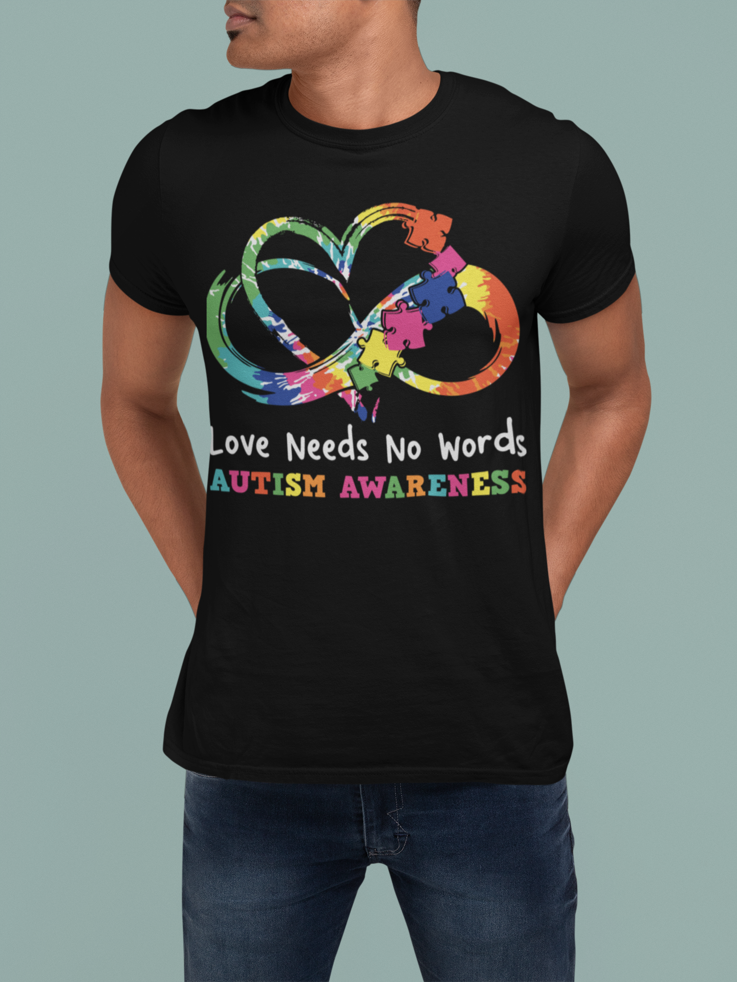Love Needs No Words Autism T-Shirt