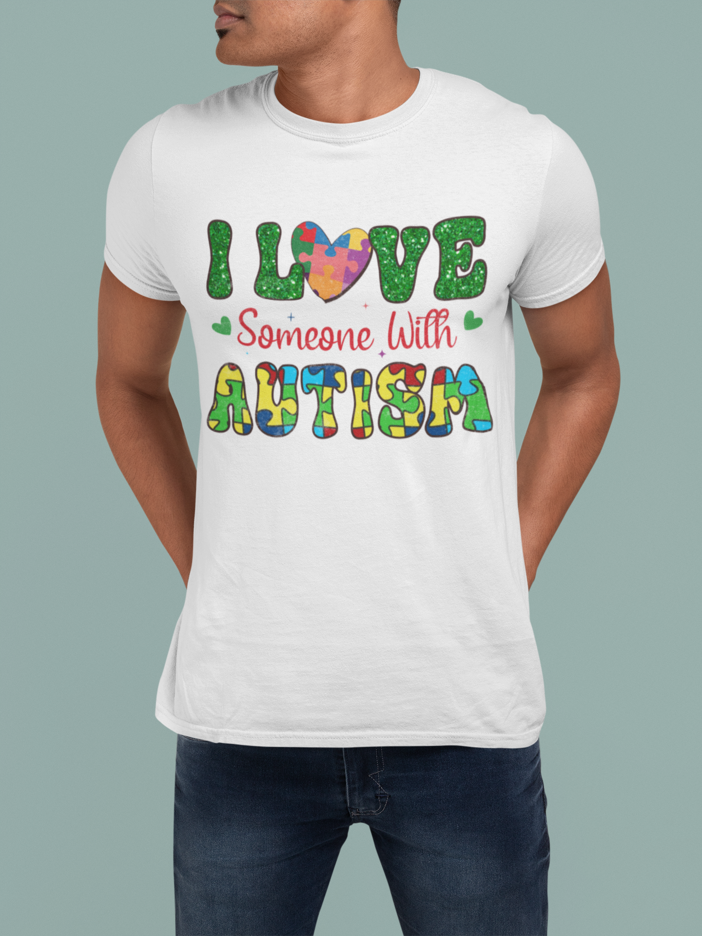 I Love Someone with Autism T-Shirt