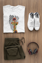 Faith T-Shirts | Faith Flag Cross
