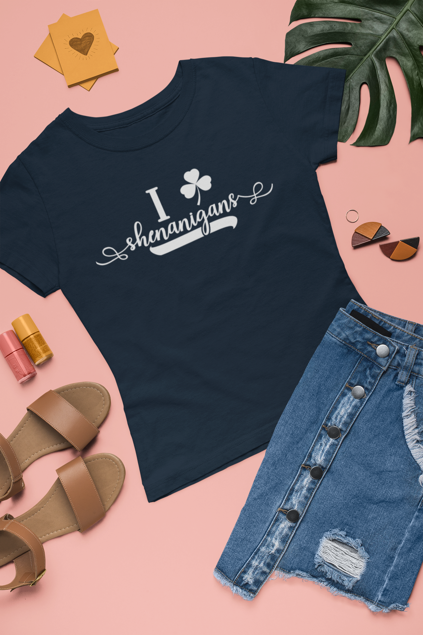 I Love Shenanigans T- Shirt | Shamrock Sweatshirt, Four Leaf Clover, St Patrick Day Shirt, St Paddy's Day Shirt
