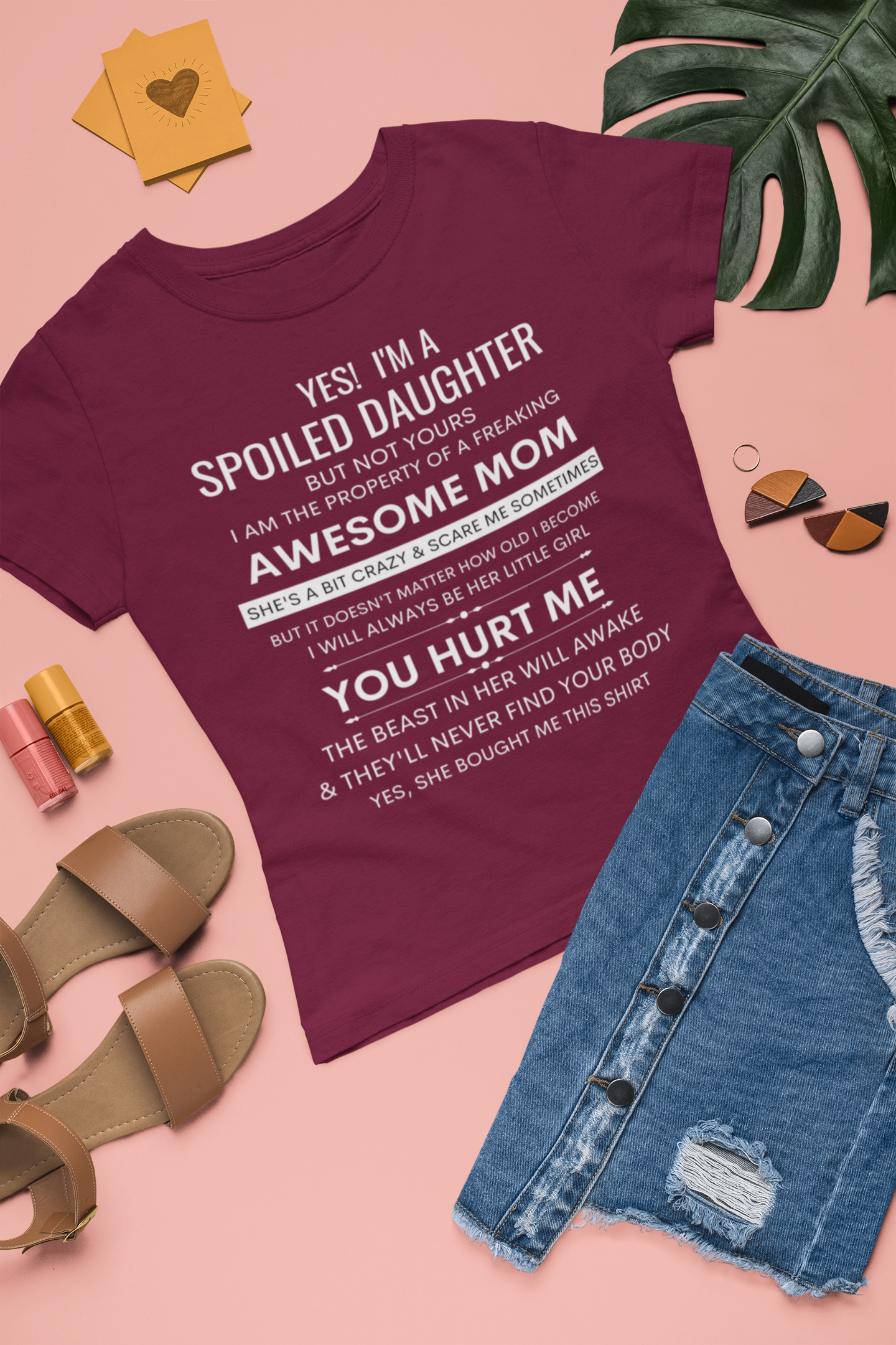 YES! I'm a Spoiled Granddaughter | Granddaughter t-shirt, Gift From Grandma, Funny Family Shirt