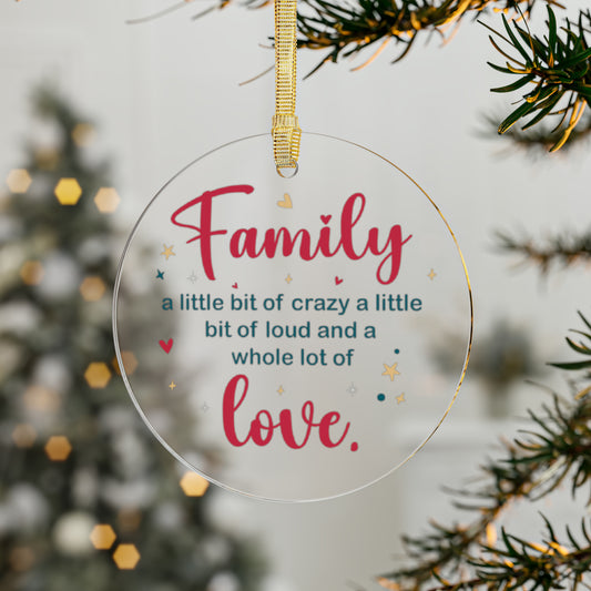 Family Acrylic Ornaments