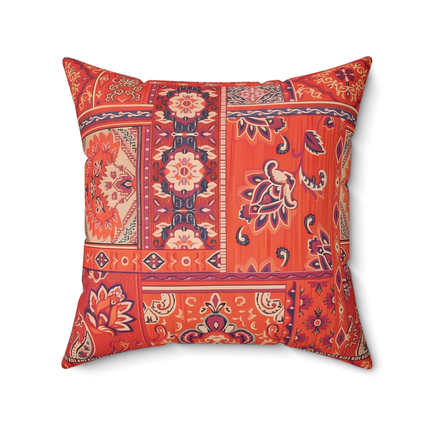 Bohemian Persian-Inspired Decorative Pillow