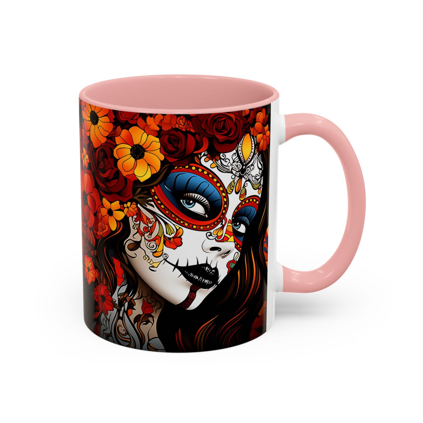 Dia de Los Muertos Coffee Mug | Day of the Dead Drinkware, Sugar Skull Tea Mug