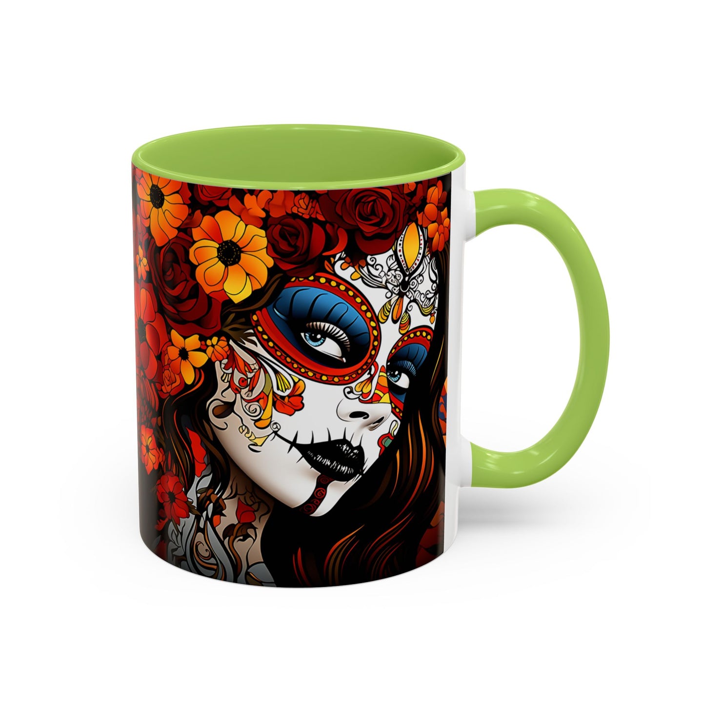 Dia de Los Muertos Coffee Mug | Day of the Dead Drinkware, Sugar Skull Tea Mug