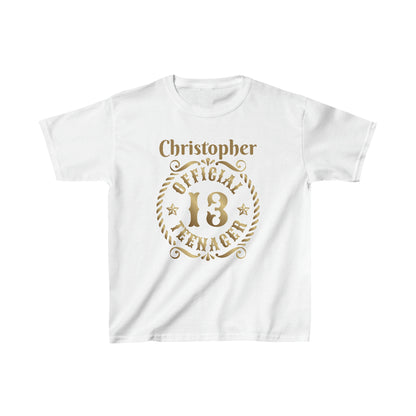 Official 13 Teenager Kids Heavy Cotton™ Tee