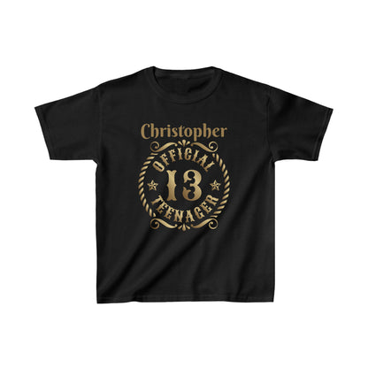 Official 13 Teenager Kids Heavy Cotton™ Tee
