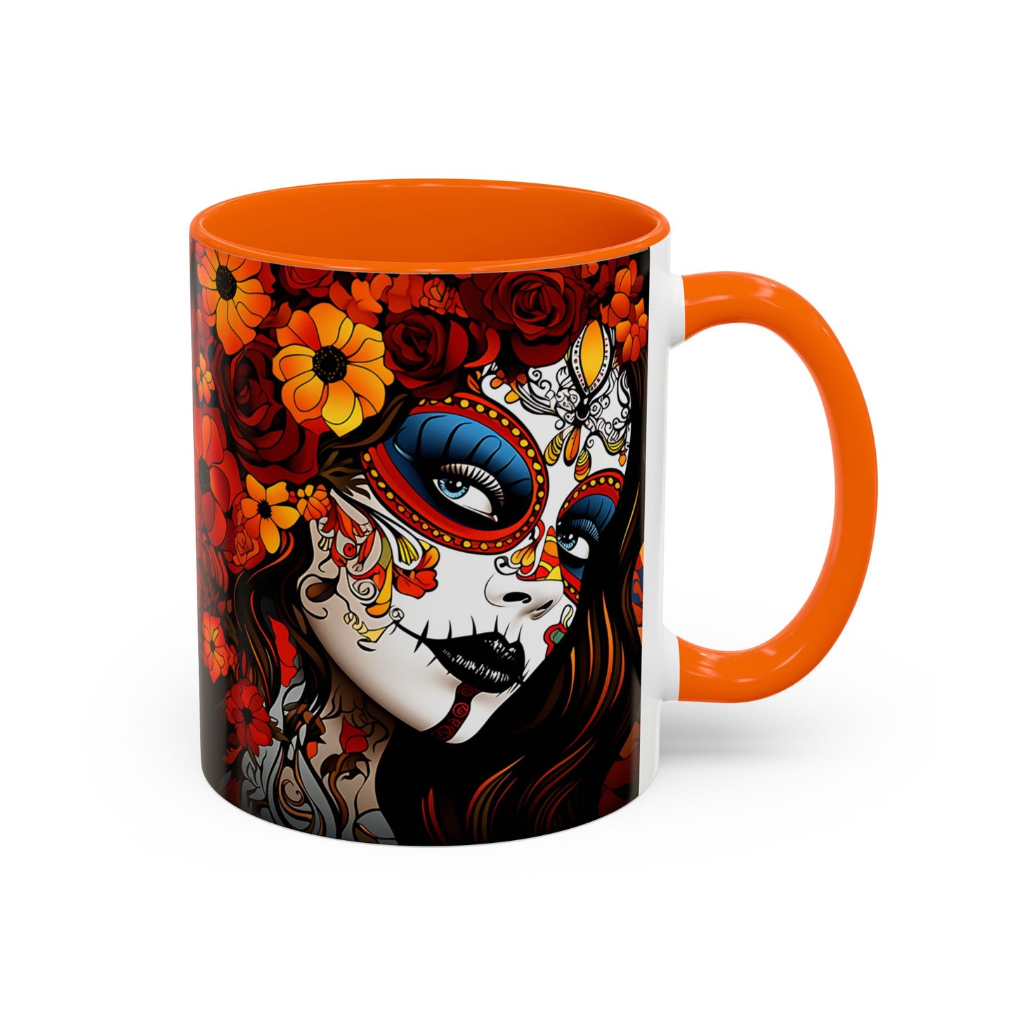 Dia de Los Muertos Coffee Mug | Day of the Dead Drinkware, Sugar Skull Tea Mug