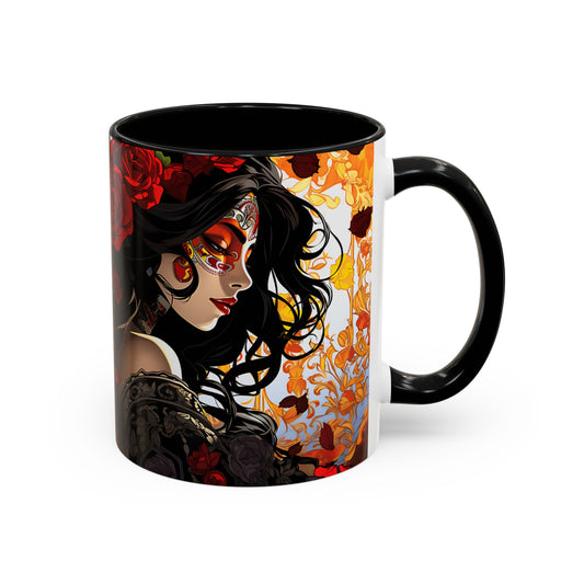 Dia de Los Muertos Coffee Mug | Day of the Dead Drinkware, Sugar Skull Tea Mug
