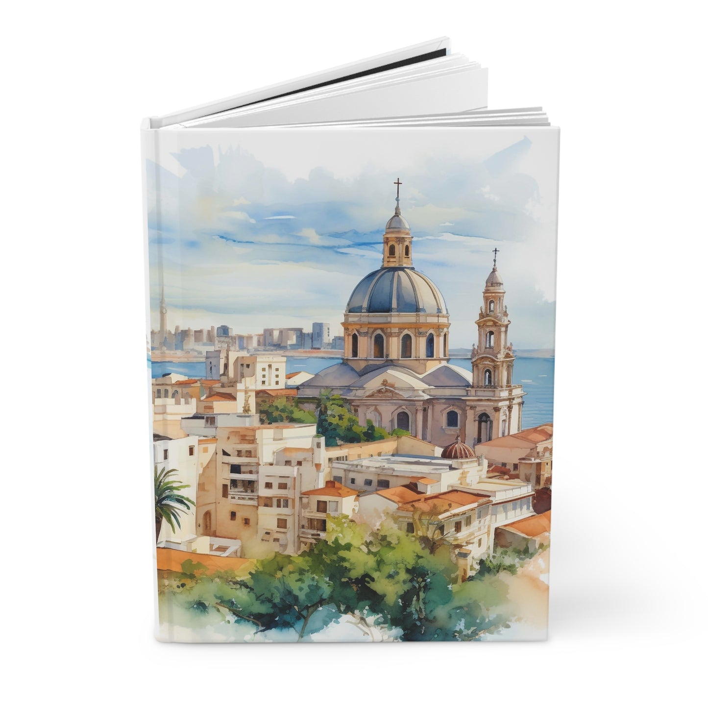 Capture Malaga's Essence: Premium Matte Hardcover Journal for Your Thoughts