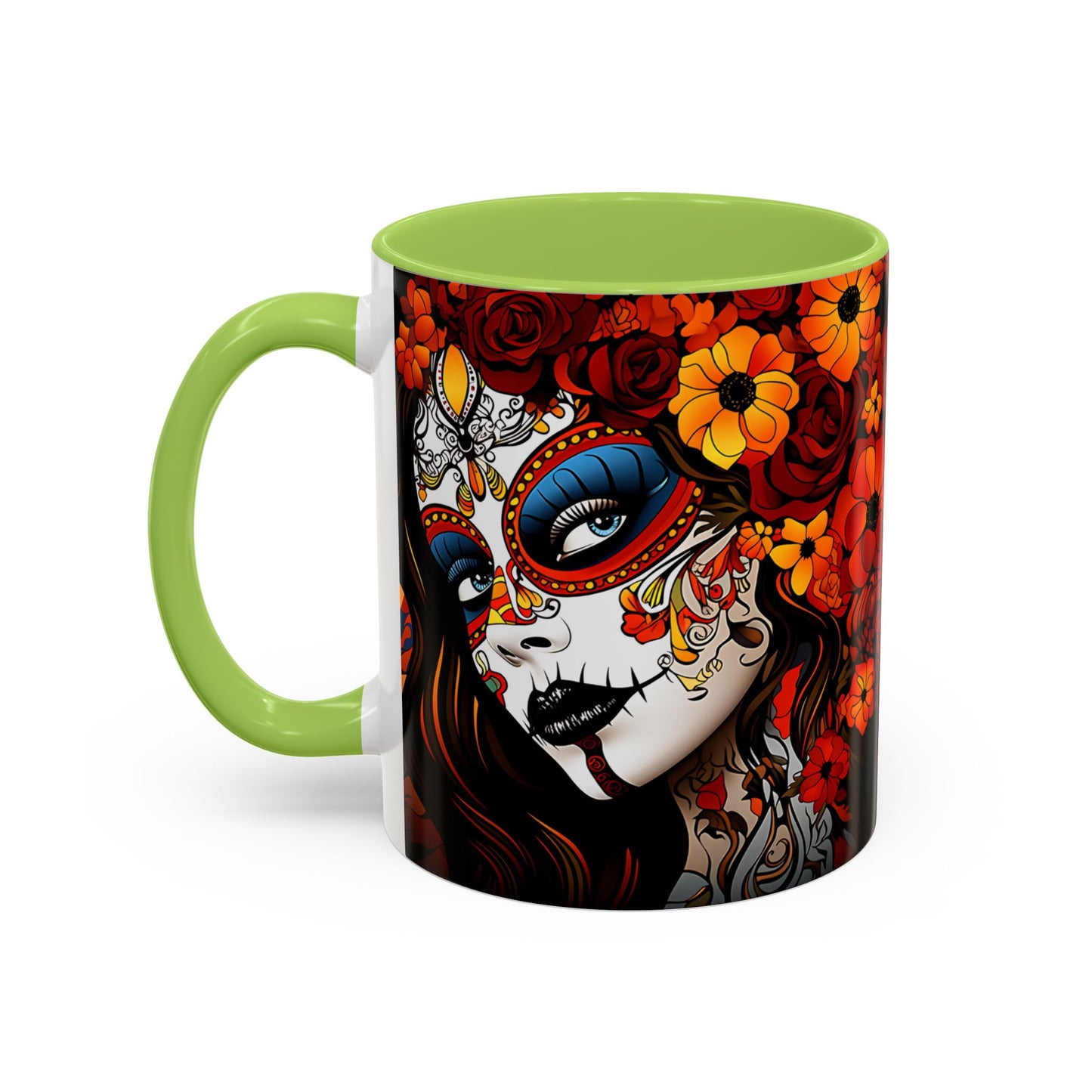 Dia de Los Muertos Coffee Mug | Day of the Dead Drinkware, Sugar Skull Tea Mug
