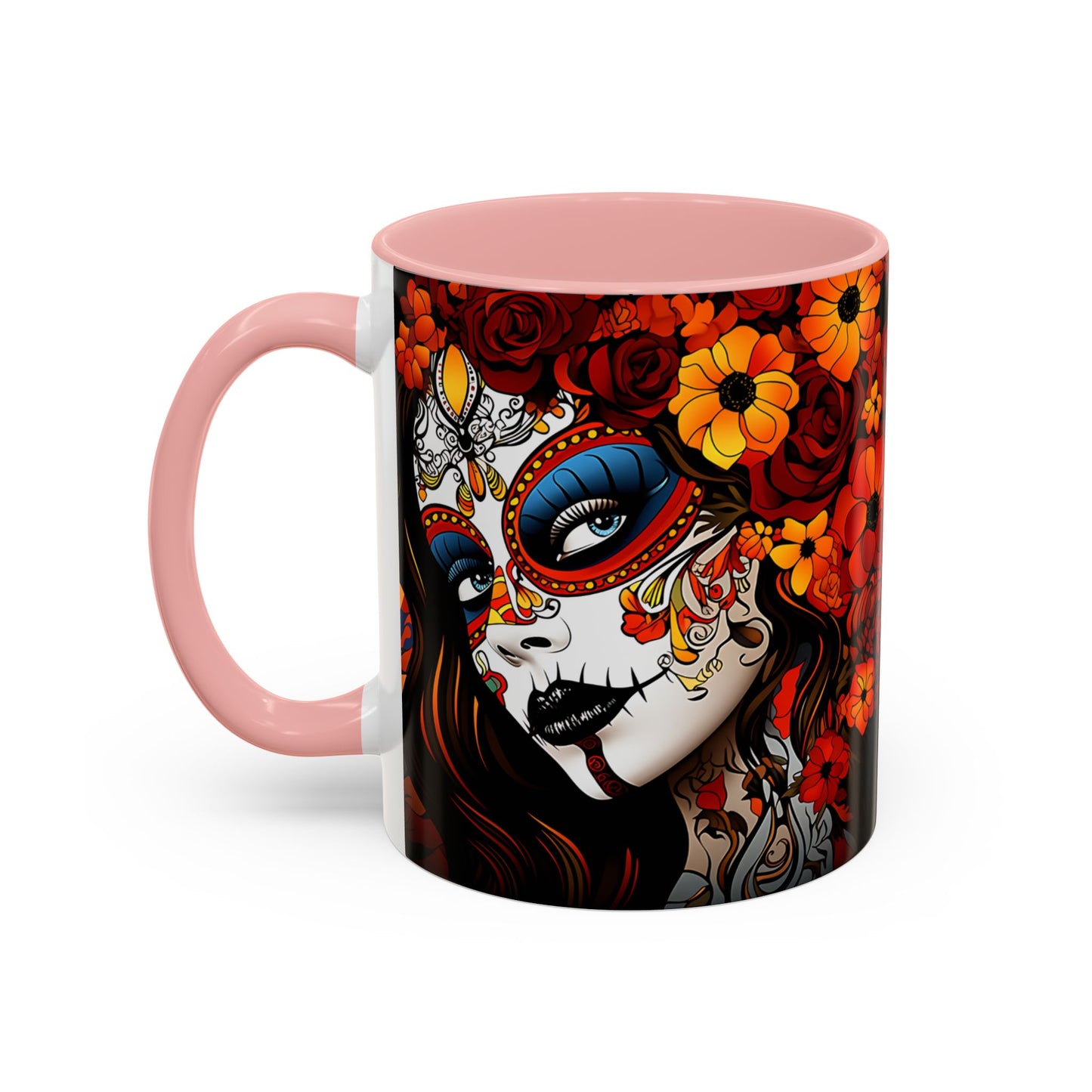 Dia de Los Muertos Coffee Mug | Day of the Dead Drinkware, Sugar Skull Tea Mug