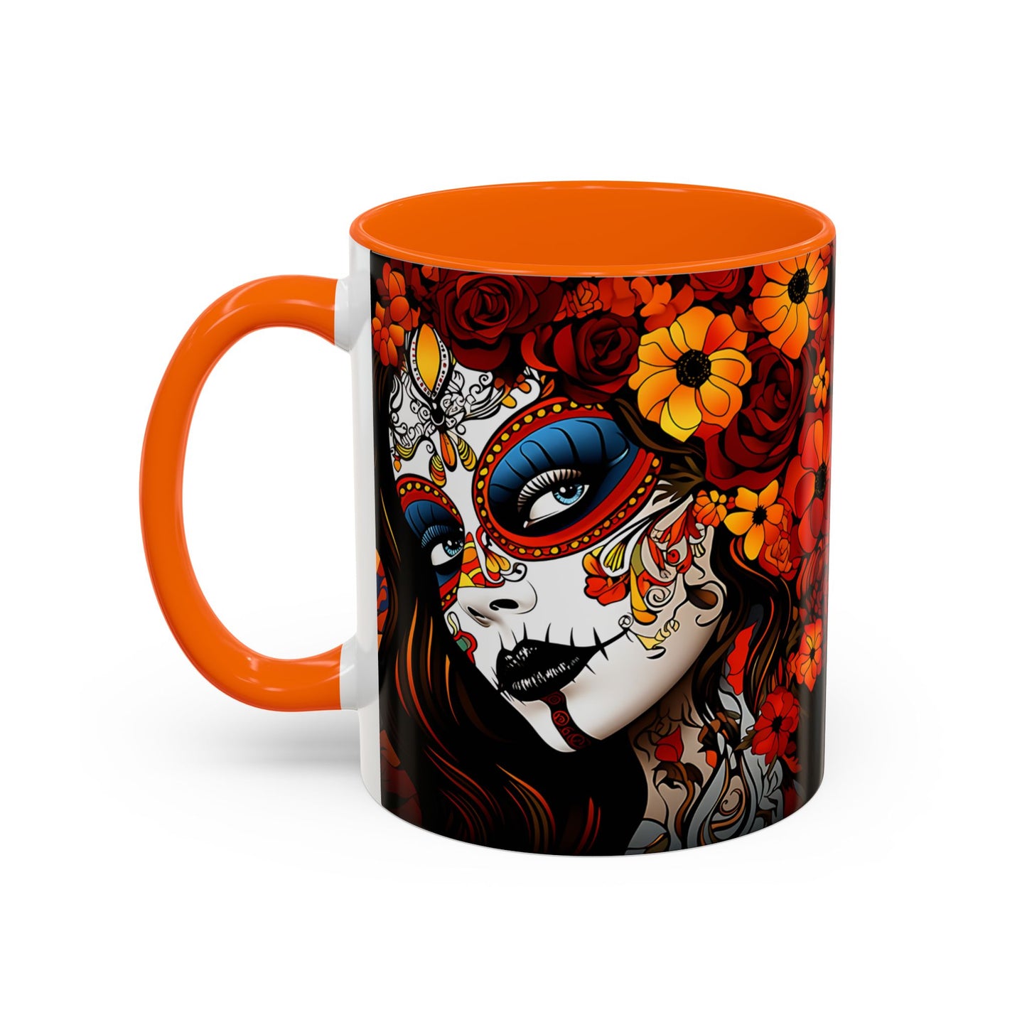 Dia de Los Muertos Coffee Mug | Day of the Dead Drinkware, Sugar Skull Tea Mug