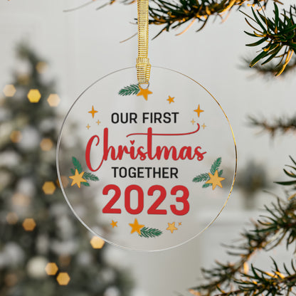 Our First Christmas 2023 Acrylic Ornaments