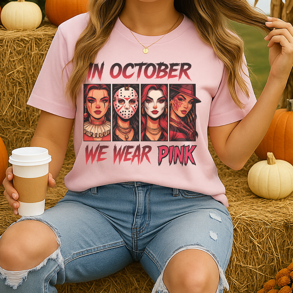 We Wear Pink In October T-Shirt