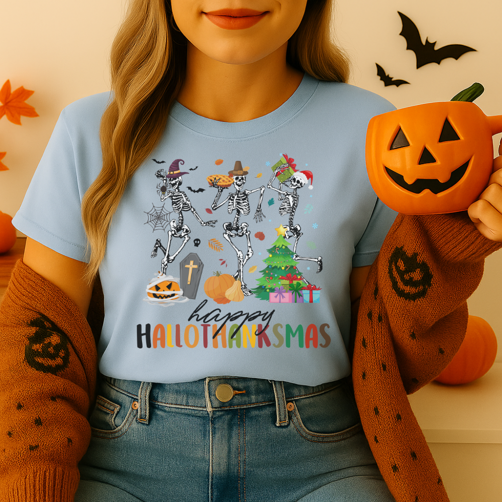 Happy HalloThanksMas T-Shirt