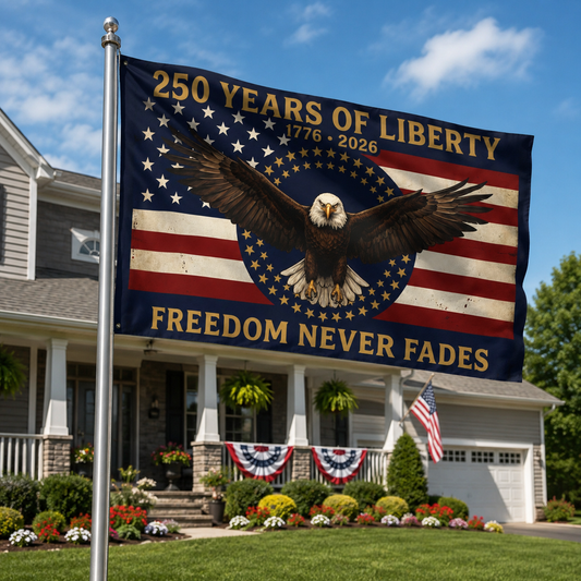 1776–2026 Liberty Anniversary Flag - 250 Years of Liberty