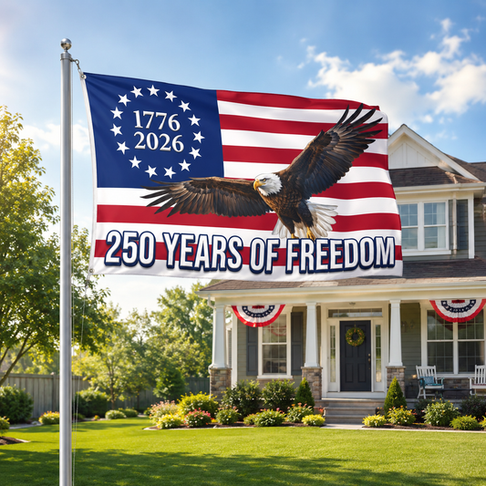250 Years of Freedom Flag | American Eagle Outdoor Decor