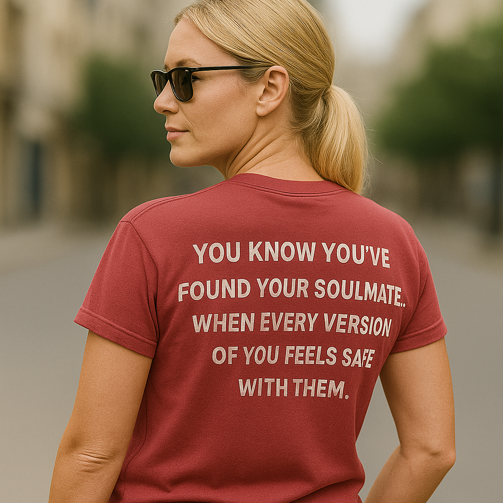 Soulmate Quote Unisex T-Shirt - Garment-Dyed Love Tee