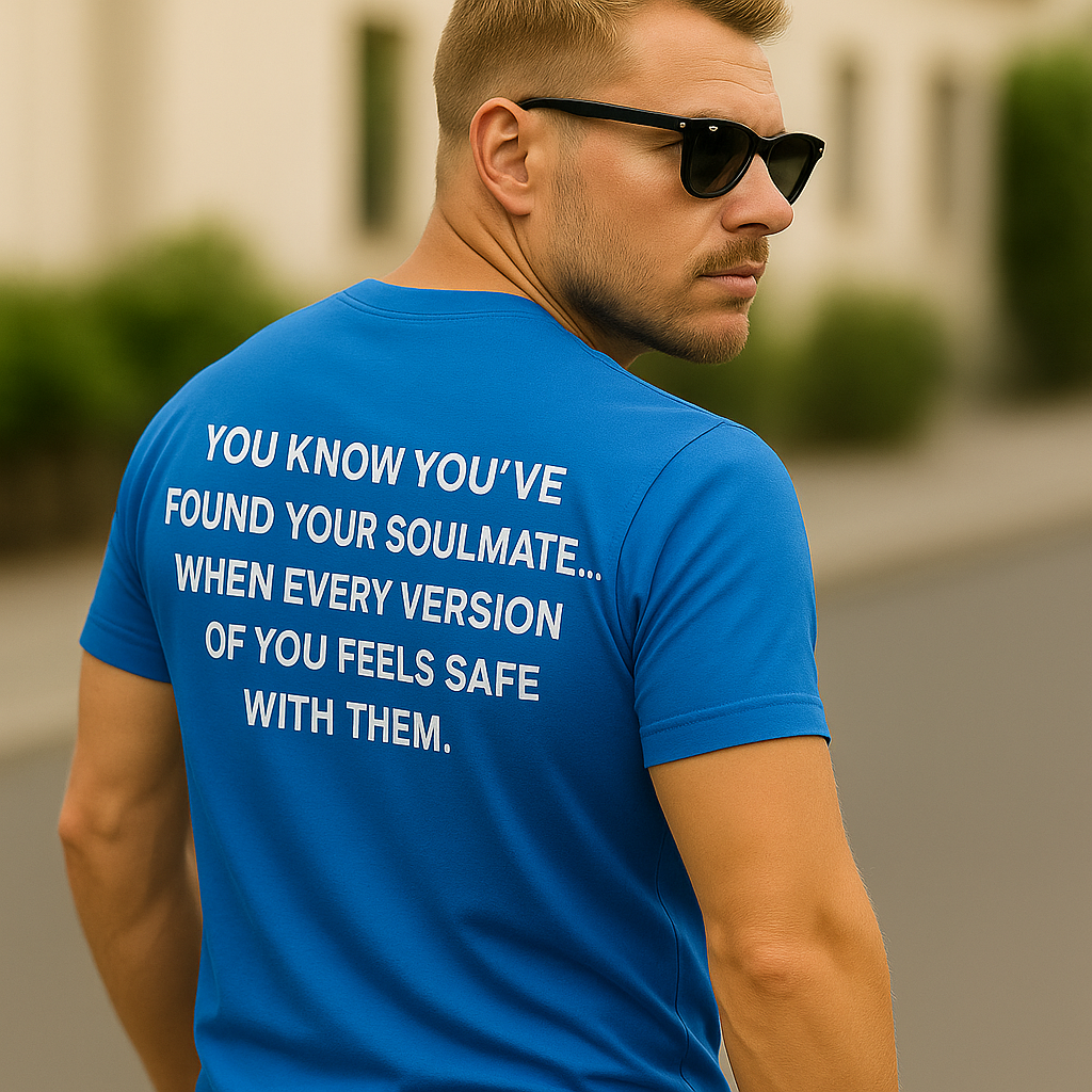 Soulmate Quote Unisex T-Shirt - Garment-Dyed Love Tee