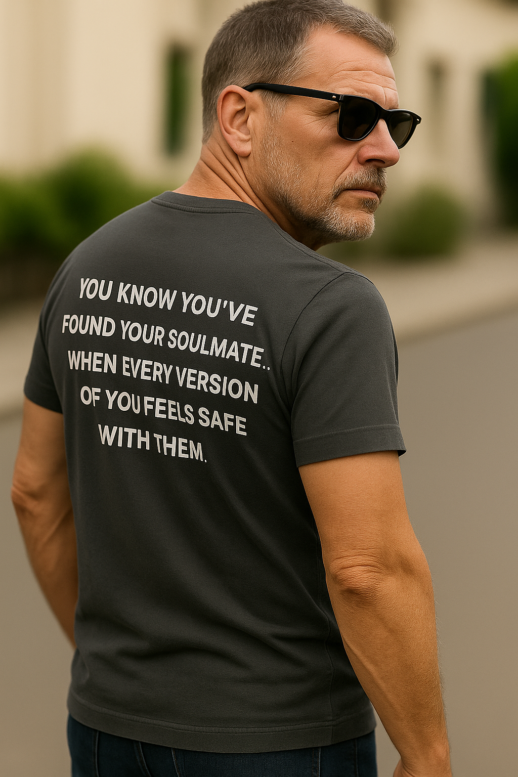 Soulmate Quote Unisex T-Shirt - Garment-Dyed Love Tee