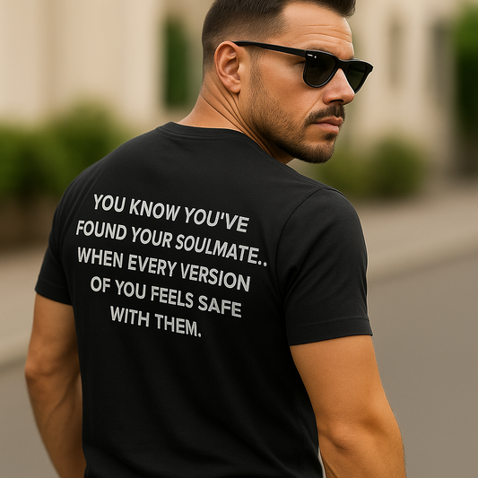 Soulmate Quote Unisex T-Shirt - Garment-Dyed Love Tee