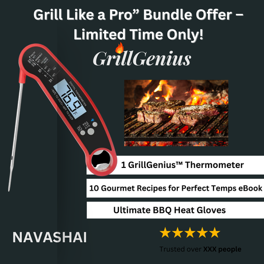 NAVASHAI GrillGenius™ Meat Thermometer
