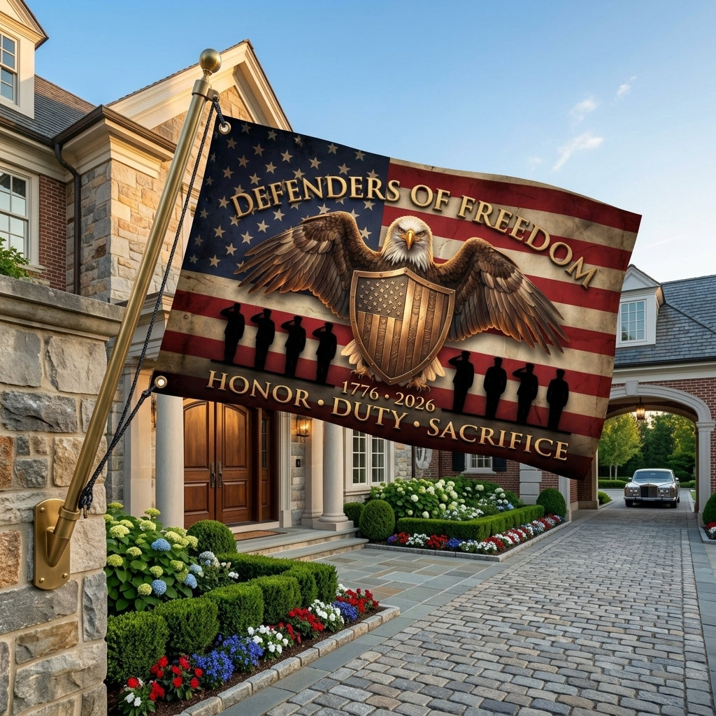 Defenders of Freedom American Pride Flag