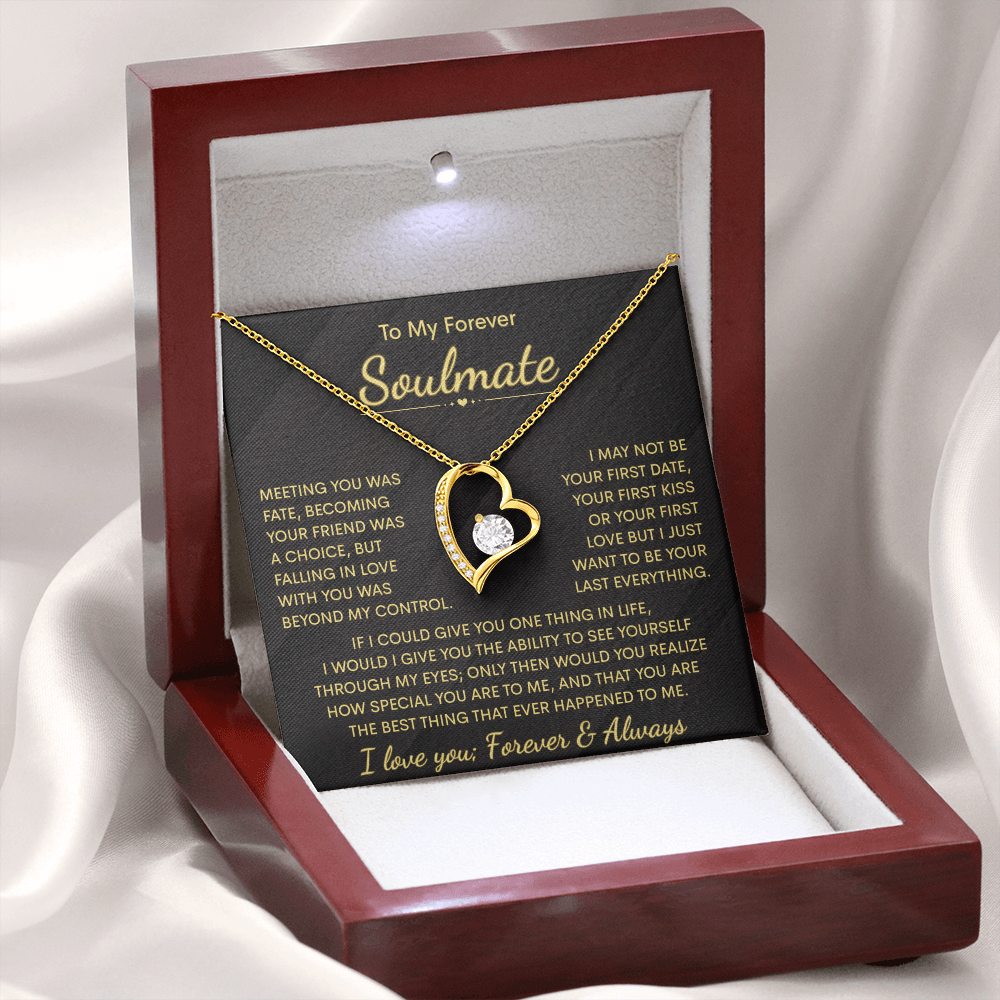 To My Soulmate Necklace | Meeting You | Forever Love Necklace