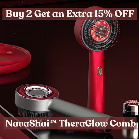 NavaShai™ TheraGlow Comb - Red Light Hair Growth & Scalp Therapy