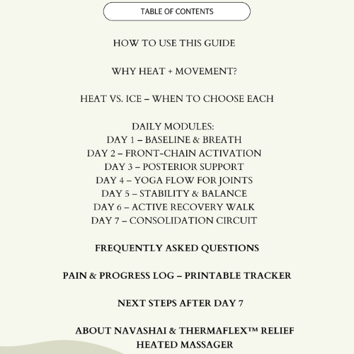 7 Day Joint Relief Routine Ebook