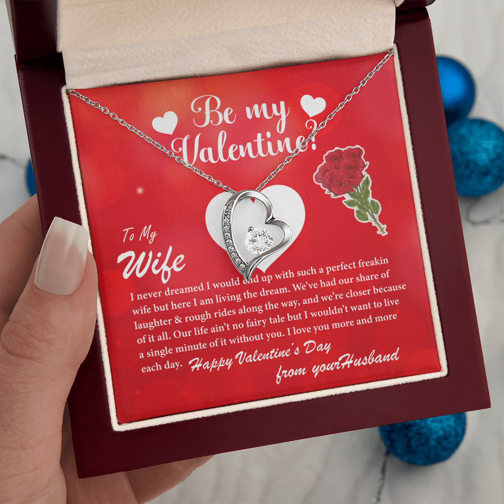 Be My Valentine | Gift for Wife | Forever Love Necklace