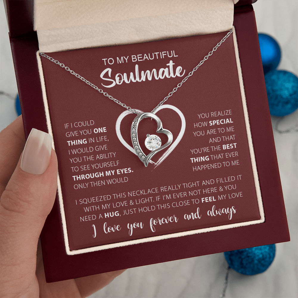 Gift for Soulmate "Best Thing Ever" Forever Love Necklace