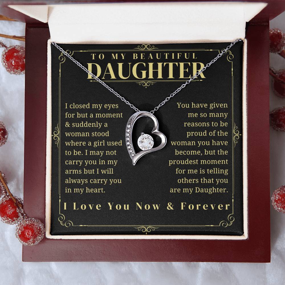 To My Daughter - Daughter Birthday - Graduation Gift - Daughter gift - Mother Daughter Gift - Father Daughter Gift - Christmas Gift