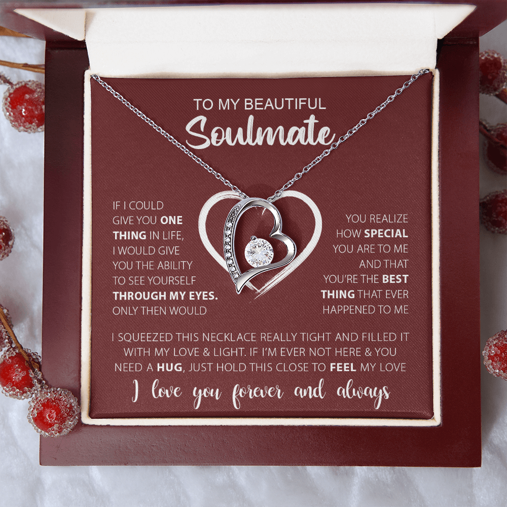 Gift for Soulmate "Best Thing Ever" Forever Love Necklace
