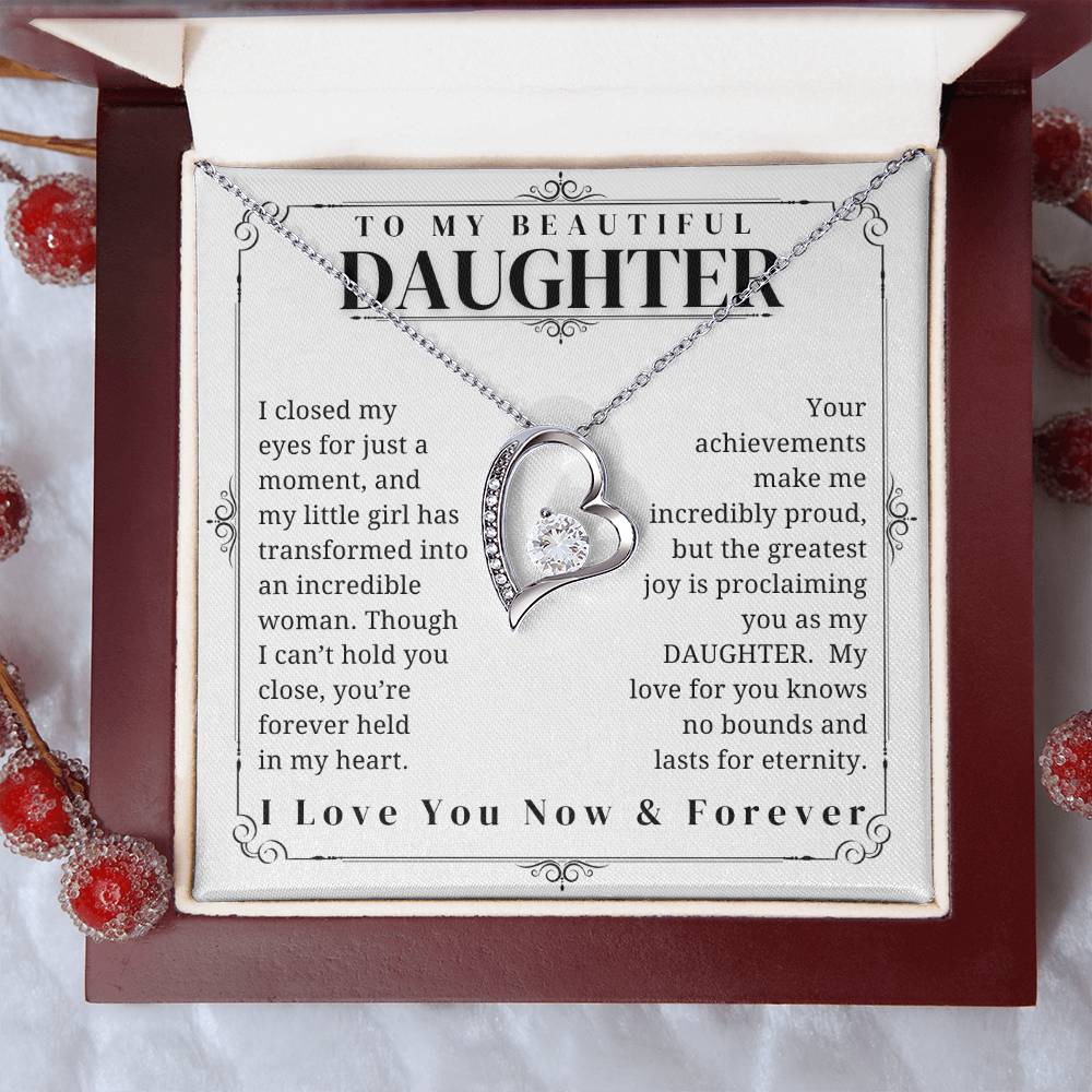 To My Daughter - Daughter Birthday - Graduation Gift - Daughter gift - Mother Daughter Gift - Father Daughter Gift - Daughter Birthday