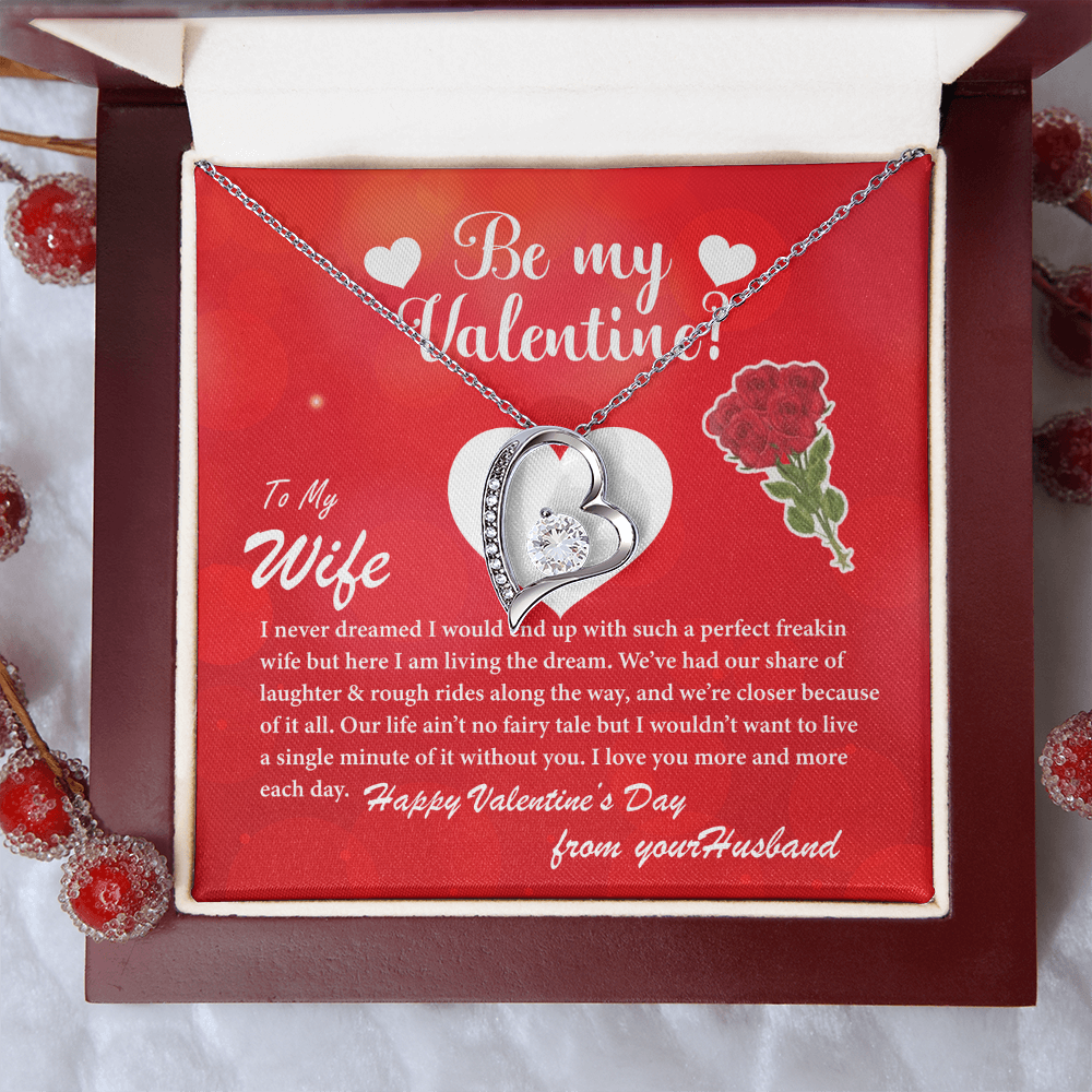Be My Valentine | Gift for Wife | Forever Love Necklace