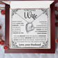 To My Wife - Forever Love Necklace