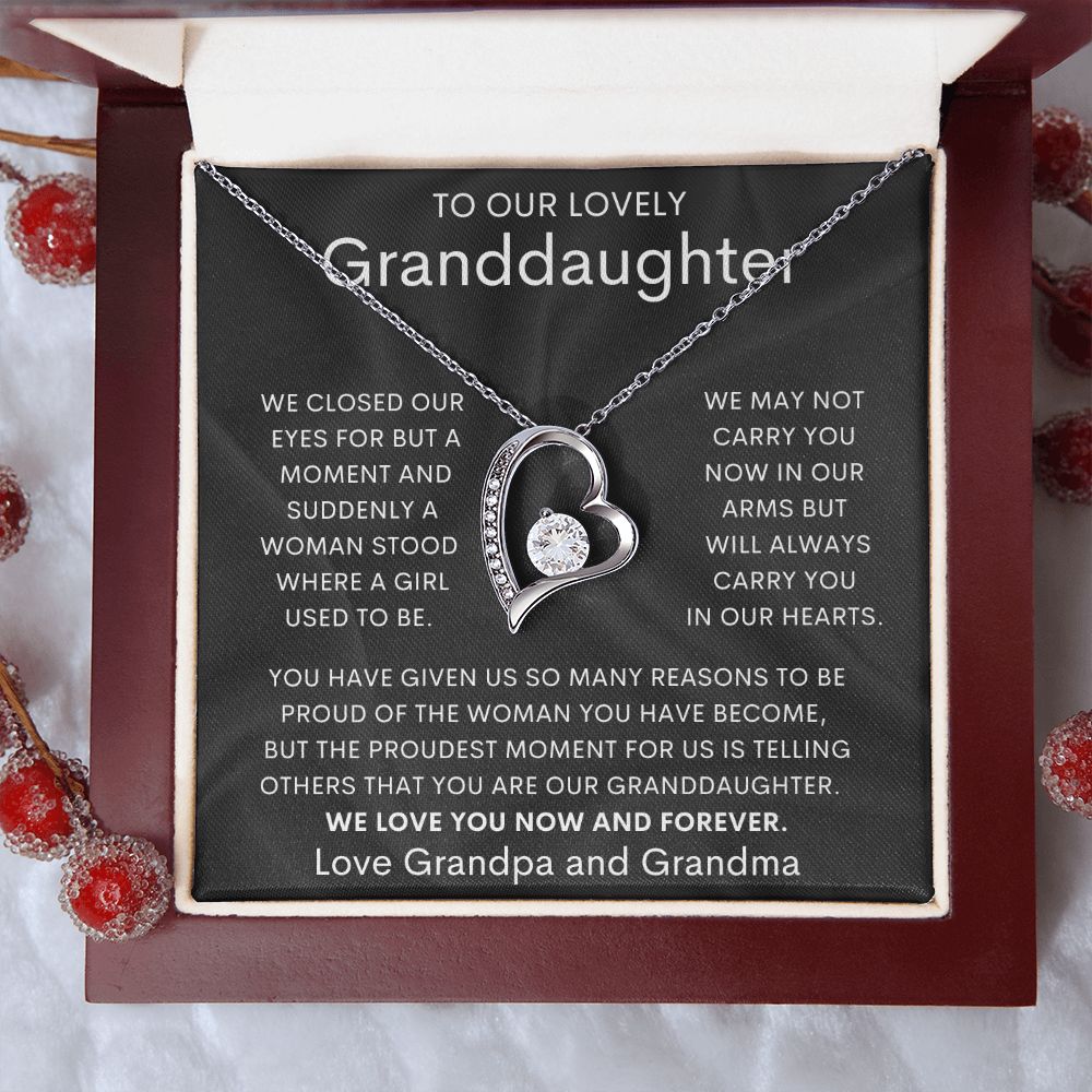 To Our Lovely Granddaughter | Forever Love Necklace