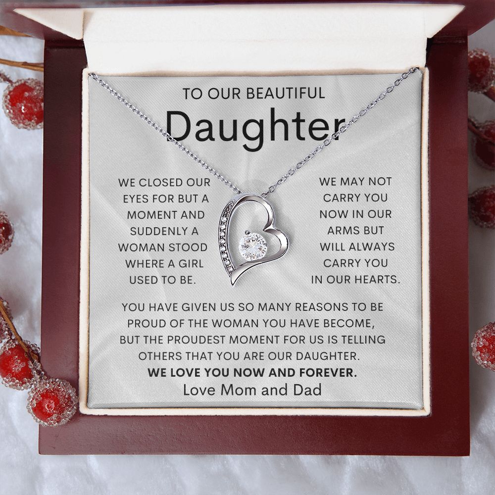 To Our Beautiful Daughter | Forever Love Necklace