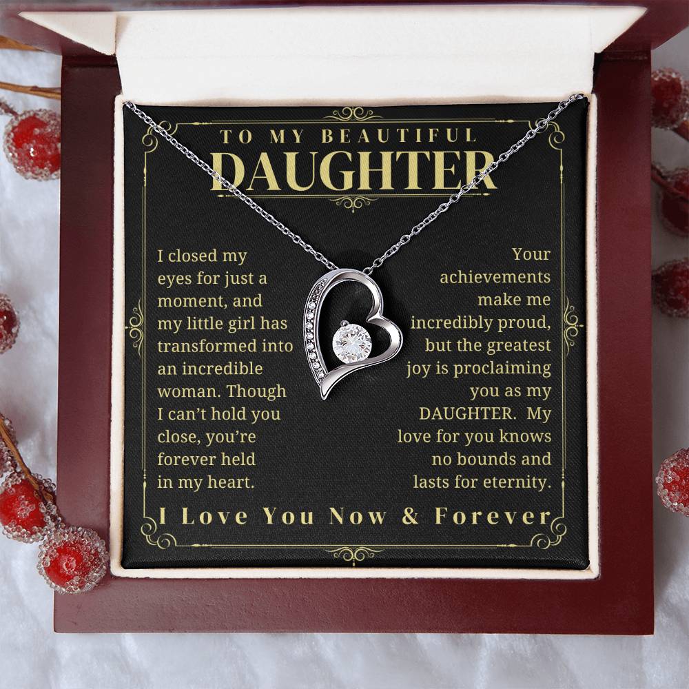 To My Daughter - Daughter Birthday - Graduation Gift - Daughter gift - Mother Daughter Gift - Father Daughter Gift - Daughter Birthday
