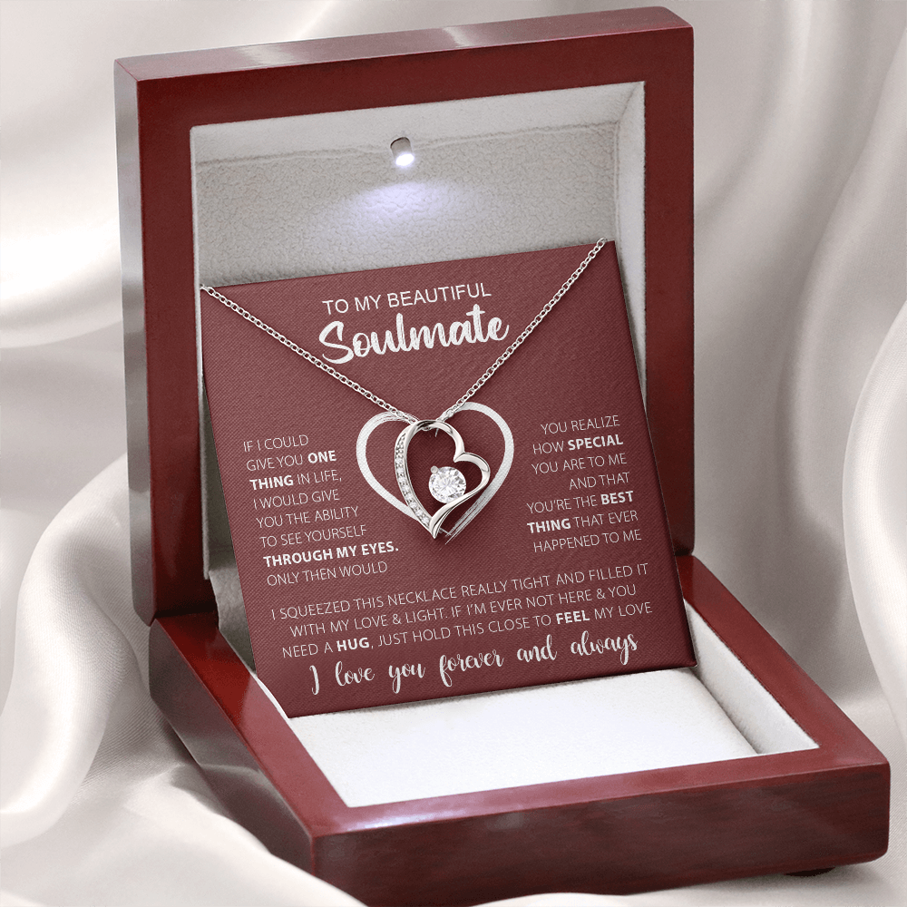 Gift for Soulmate "Best Thing Ever" Forever Love Necklace
