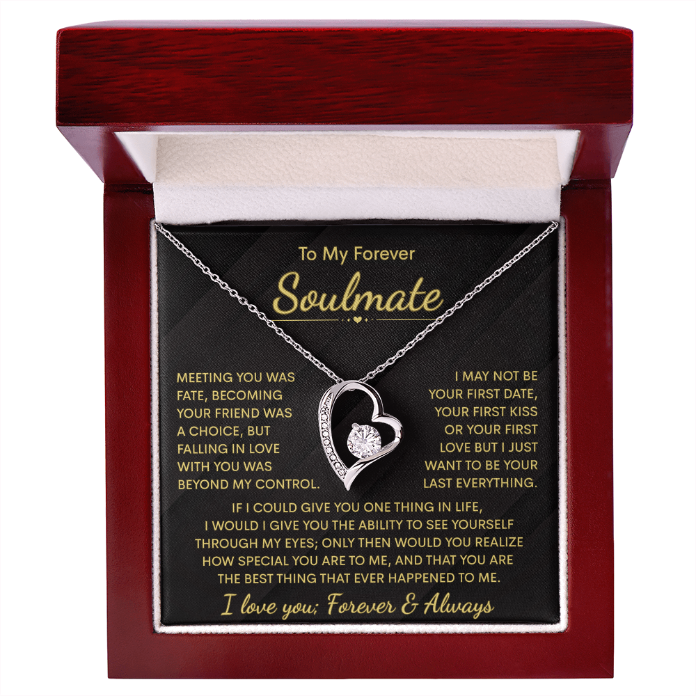 To My Soulmate Necklace | Meeting You | Forever Love Necklace